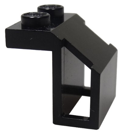 LEGO part Plate, Modified 1 x 2 with Steam Engine Cylinder, Flat Surfaces (263)