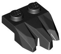 LEGO part Platte, modifiziert 1 x 2 mit 3 Krallen/Felsenfingern (27261)