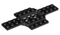 LEGO part Vehicle, Base 6 x 12 with 4 x 2 Recessed Center with Smooth Underside 28324