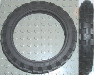 LEGO part Tire 81.6 x 15 Motorcycle (2902)