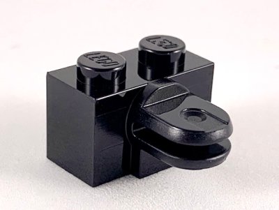 LEGO part Arm Holder Brick 1 x 2 with 2 Horizontal Fingers (30014)