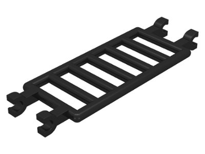 LEGO part Bar 7 x 3 with 4 Clips (Ladder) (30095)