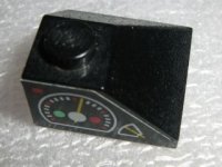 LEGO part Slope 45 2 x 2 Double Convex with Gauges Pattern Right (Sticker) - Sets 8431 / 8438 / 8460 3045pb02R