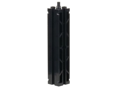 LEGO part Support 2 x 2 x 8 with Channels and Top Peg, Lattice on 2 Sides (30646a)