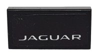 LEGO part Tile 1 x 2 with White 'JAGUAR' on Black Background Pattern (Sticker) - Set 76898 3069pb0821