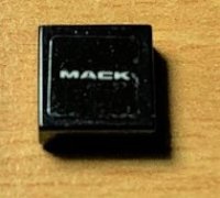 LEGO part Fliese 1 x 1 mit 'MACK' Muster (Aufkleber) - Set 42078 3070pb178