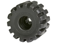 LEGO part Wheel Full Rubber Flat with Axle Hole 32193