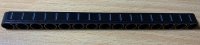 LEGO part Technic, Liftarm Thick 1 x 15 with White lines on Black Background Pattern (Sticker) - Set 42078 32278pb035