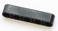 LEGO part Technic, Liftarm Thick 1 x 5 with Silver and Black Tread Plate Pattern (Sticker) - Set 42043 32316pb028