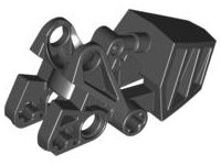LEGO onderdeel Bionicle Foot with Ball Joint Socket 3 x 6 x 2 1/3, Rounded Tops (32475)