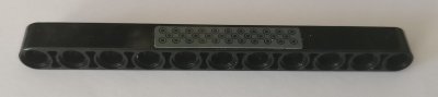 LEGO part Technic, Liftarm Spesso 1 x 11 con Motivo Piastra Battistrada Cerchi Neri Medi (Adesivo) - Set 42082 (32525pb024)