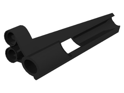 LEGO part Technic, Panel Fairing # 8 Small Long, Large Hole, Side B (32535)