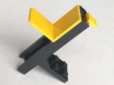 LEGO part Véhicule, Chariot Élévateur Plaque 2 x 2 et Fourche Jaune (3430c02)