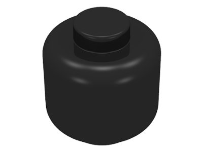 LEGO part Minifigure, Head (Plain) - Solid Stud (3626a)