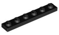 LEGO part Plate 1 x 6 3666