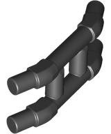 LEGO part Bar   3.6L Double with Angled Ends (Train Pantograph Shoe) (37494)