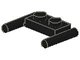 LEGO part Plate, Modified 1 x 2 with Bar Handles (Undetermined Type) (3839u)