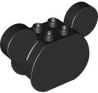 LEGO part Duplo, Brick 2 x 4 x 2 Rounded Ends and Mouse Ears (39921)