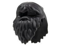 LEGO part Minifigure, Hair Shaggy and Long with Beard and Mouth Hole 40238