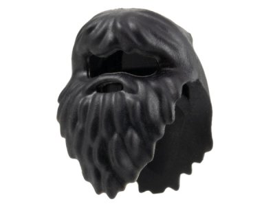 LEGO part Minifigure, Hair Shaggy and Long with Beard and Mouth Hole (40238)
