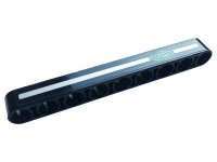 LEGO part Technic, Liftarm Thick 1 x 9 with Land Rover Logo and Silver Stripe Pattern (Sticker) - Set 42110 40490pb053
