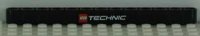 LEGO part Technic, Liftarm Thick 1 x 13 with LEGO TECHNIC Logo Pattern (Sticker) - Sets 8109 / 42043 41239pb003