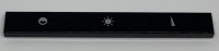 LEGO part Tile 1 x 8 with TV Panel Contrast, Brightness, and Volume Control Symbols Pattern 4162pb226