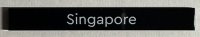 LEGO part Tile 1 x 8 with 'Singapore' Pattern 4162pb254