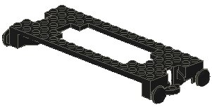 LEGO part Train Base 6 x 16 Cutout (4178)