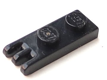 LEGO part Hinge Plate 1 x 2 with 3 Fingers on End - Solid Studs (4275a)