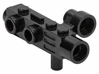 LEGO onderdeel Minifigure, Utensil Camera with Side Sight (Space Gun) (4360)