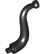 LEGO part Elephant Tail / Trunk with Bar End - Short Curved Tip (43892)
