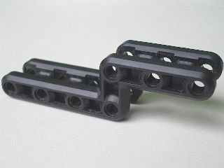 LEGO part Technic, Liftarm, Modified Double Gooseneck 3 x 11 x 3 Flexible (45571)