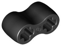 LEGO part Technic, Axle Connector Double - Flexible Rubber (45590)
