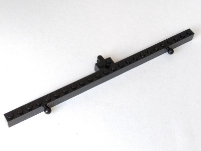 LEGO part Hinge Brick 2 x 24 Locking with 2 Fingers Horizontal on Side and 2 Tow Ball (47978)