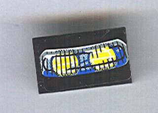 LEGO part Panel 1 x 2 x 1 with Motorcycle Headlights Pattern (Sticker) - Set 8251 (4865pb020)