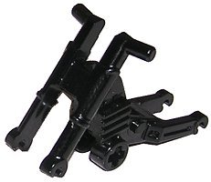 LEGO part Motorcycle Chassis, Short Fairing Mounts and Foot Pegs (50859a)