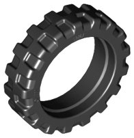 LEGO part Tire 21mm D. x 6mm City Motorcycle (50861)
