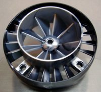 LEGO part Engine, Very Large Turbine with Marbled Pearl Light Gray Center Pattern 53983pb01