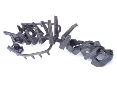 LEGO part Bionicle Piraka Spine with Mask and Arm Covers (Reidak) - Flexible Rubber (54270)