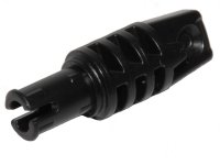 LEGO part Hinge Cylinder 1 x 3 Locking with 1 Finger and Pin with Squared Pin Hole and Friction Ridges on Ends 57697