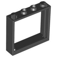 LEGO part Window 1 x 4 x 3 - No Shutter Tabs 60594