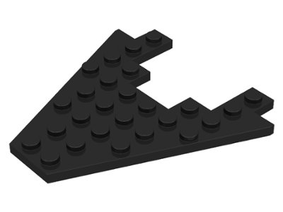 LEGO onderdeel Wedge, Plate 8 x 8 with 3 x 4 Cutout (6104)