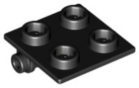 LEGO onderdeel Hinge Brick 2 x 2 Top Plate 6134