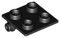LEGO part Hinge Brick 2 x 2 Top Plate (6134)