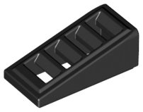 LEGO part Slope 18 2 x 1 x 2/3 with Grille (61409)
