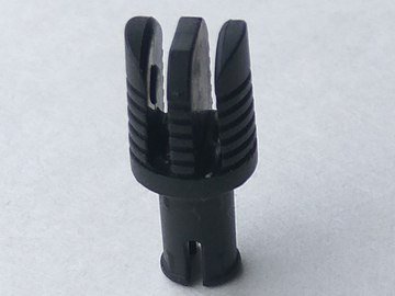 LEGO part Arm Piece with Pin, 3 Fingers and Outside Thread Grooves (6217b)