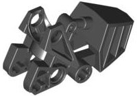 LEGO part Bionicle Foot with Ball Joint Socket 3 x 6 x 2 1/3, Squared Tops (62386)