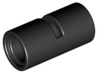 LEGO part Technic, Pin Connector Round 2L with Slot (Pin Joiner Round) 62462