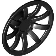 LEGO onderdeel Wheel Cover 9 Spoke - 24mm D. - for Wheels 55982 and 56145 62701
